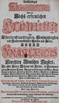 Bild Nr.1: 133-1482 Franz I.: (Deutschland)
