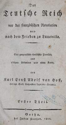 Bild Nr.1: 133-1499 Hoff,K.E.A.v.: (Deutschland)