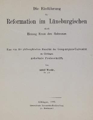 Bild Nr.1: 133-1509 Wrede,A.: (Deutschland, Lüneburg)