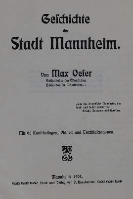 Bild Nr.4: 133-1511 Oeser,M.: (Deutschland, Mannheim)