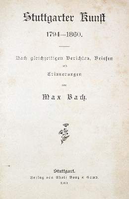 Bild Nr.1: 133-1540 Bach,M.: (Deutschland, Stuttgart)