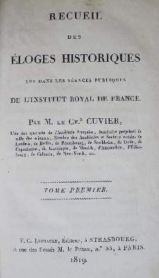 Bild Nr.1: 133-1557 Cuvier,(G.).: (Frankreich)