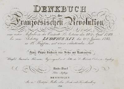 Bild Nr.3: 133-1570 Seida und Landensberg,F.E.: (Frankreich, Revolution)