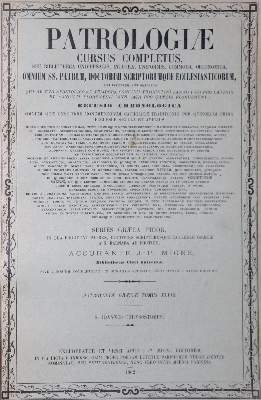 Bild Nr.1: 133-161 Migne,J.P.: (Alte Drucke, Handschriften und Theologie)