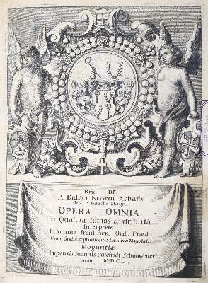 Bild Nr.1: 133-166 Niseno,D.: (Alte Drucke, Handschriften und Theologie)