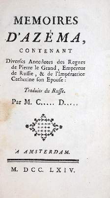 Bild Nr.1: 133-1668 Contant d'Orville,A.G.: (Verschiedene Länder - Geschichte, Russland)