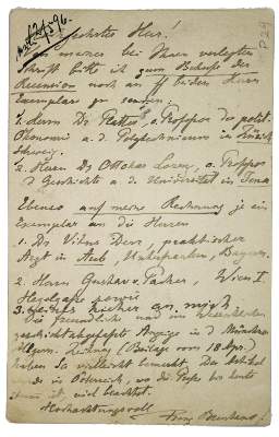 Bild Nr.2: 133-1699 Brentano, Franz,: (Autographen)