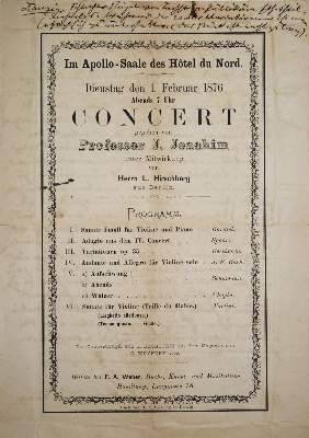 Bild Nr.1: 133-1708 Hirschberg, Ludwig,: (Autographen)