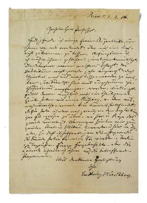 Bild Nr.2: 133-1708 Hirschberg, Ludwig,: (Autographen)