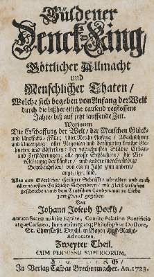 Bild Nr.2: 133-172 Pockh,J.J.: (Alte Drucke, Handschriften und Theologie)