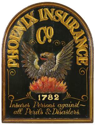 Bild Nr.1: 133-1787 Phoenix Insurance Co.: (Varia, Werbung, Versicherung)