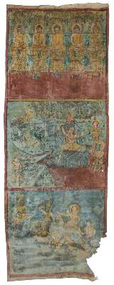 Bild Nr.1: 133-1838 Rollbild (Patua).: (Asiatika, Thangka)