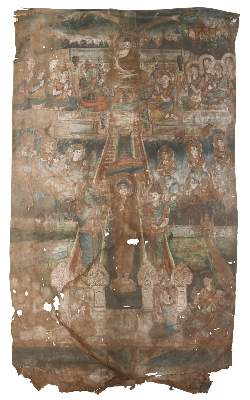 Bild Nr.1: 133-1839 Rollbild (Patua).: (Asiatika, Thanka)