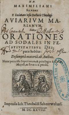 Bild Nr.1: 133-189 Sandaeus,M. (M. van der Sandt).: (Alte Drucke, Handschriften und Theologie)