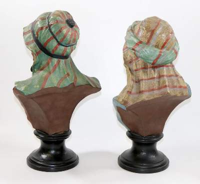 Bild Nr.2: 133-1902 Orientalisches Paar: (Porzellan u. Keramik, Fayencen)