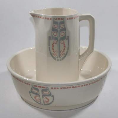 Bild Nr.3: 133-1906 Villeroy & Boch: (Porzellan u. Keramik, Fayencen, Waschgarnituren)