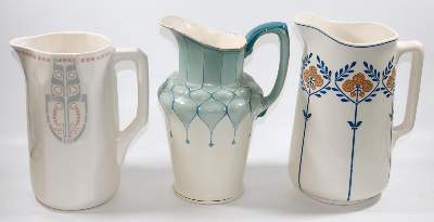 Bild Nr.7: 133-1906 Villeroy & Boch: (Porzellan u. Keramik, Fayencen, Waschgarnituren)