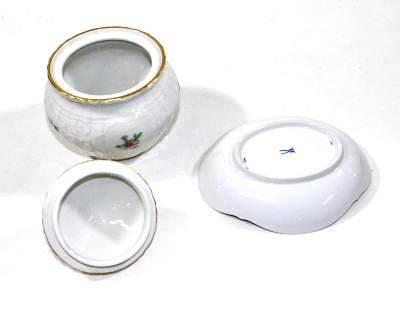Bild Nr.2: 133-1920 Meissen Orchidee auf Ast.: (Porzellan u. Keramik, Meissen)
