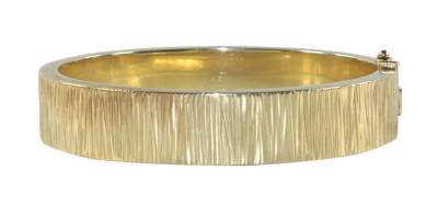 Bild Nr.1: 133-1931 Armreif 585 GG um 1970.: (Schmuck, Armbänder)