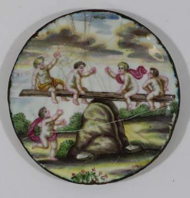 Bild Nr.2: 133-1932 Barocke Emailleplakette.: (Schmuck)