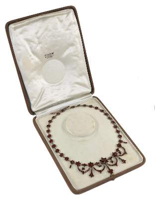 Bild Nr.3: 133-1943 Granatcollier,: (Schmuck, Collier)