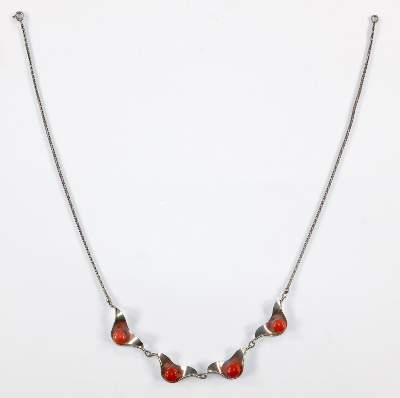 Bild Nr.2: 133-1945 Korallencollier im: (Schmuck, Colliers)