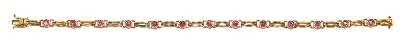 Bild Nr.3: 133-1947 Armband 750 GG Rubin.: (Schmuck, DRC Pforzheim)
