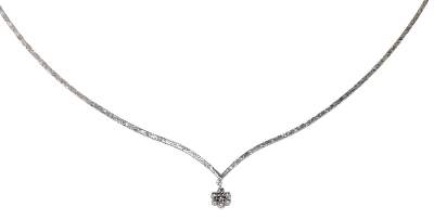 Bild Nr.1: 133-1949 Collier V Neck: (Schmuck, DRC Pforzheim)