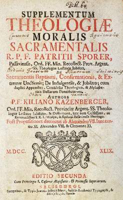 Bild Nr.2: 133-198 Sporer,P.: (Alte Drucke, Handschriften und Theologie)
