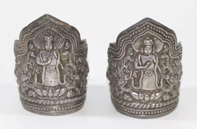 Bild Nr.1: 133-1981 Paar Armreifen: (Silber)