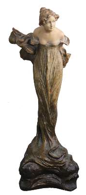 Bild Nr.1: 133-1992 Jugendstilfigur: (Skulpturen - Plastiken)