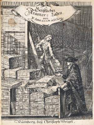 Bild Nr.1: 133-2 Abraham a Santa Clara (d.i. U.Megerle).: (Alte Drucke, Handschriften und Theologie)