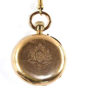 Bild Nr.2: 133-2017 Taschenuhr 14k GG.: (Uhren, Taschenuhren)
