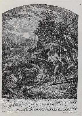 Bild Nr.1: 133-2113 Ridinger,E.J.: (Varia, Jagd, Hecht)