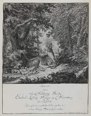 Bild Nr.1: 133-2124 Ridinger,E.J.: (Varia, Jagd, Hirsche)