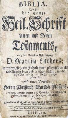 Bild Nr.1: 133-22 Biblia germanica.: (Bibeln)