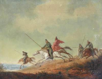 Bild Nr.1: 133-2239 Reiterszenen.: (Varia)