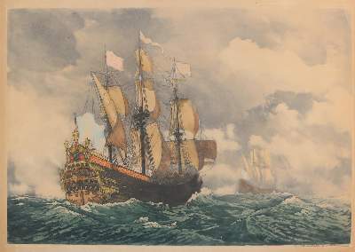 Bild Nr.3: 133-2242 Segelschiffe.: (Varia)