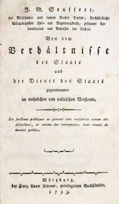Bild Nr.1: 133-229 Seuffert,J.M.: (Politik und Staatswissenschaften)