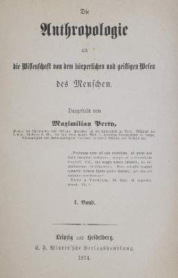 Bild Nr.1: 133-254 Perty,M.: (Grenzwissenschaften und Okkultismus)