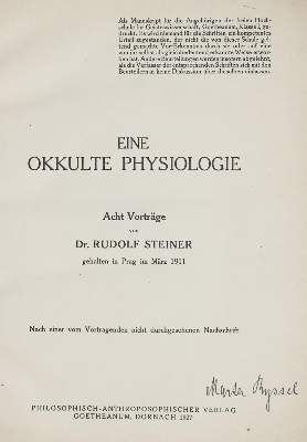 Bild Nr.1: 133-258 Steiner,R.: (Grenzwissenschaften und Okkultismus)