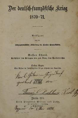 Bild Nr.1: 133-298 Deutsch-französische Krieg, Der,: (Militaria)