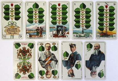 Bild Nr.2: 133-301 Deutsche Kriegs-Spielkarte.: (Militaria, Kartenspiele)