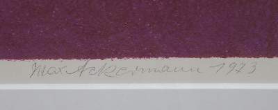 Bild Nr.2: 133-3199 Ackermann, Max: (Künstlergraphik)