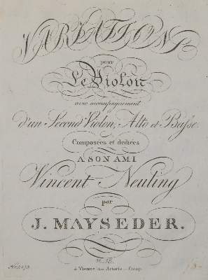Bild Nr.3: 133-321 Mayseder,J.: (Musik)
