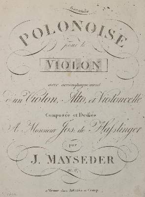 Bild Nr.4: 133-321 Mayseder,J.: (Musik)