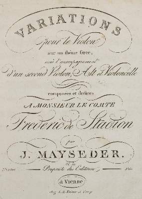 Bild Nr.5: 133-321 Mayseder,J.: (Musik)