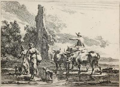 Bild Nr.2: 133-3275 Berghem, Nicolaes: (Künstlergraphik)