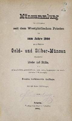 Bild Nr.3: 133-331 Fliessbach,F.: (Numismatik u. Siegelkunde)