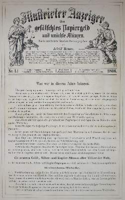 Bild Nr.1: 133-334 Illustrirter Anzeiger: (Numismatik u. Siegelkunde)